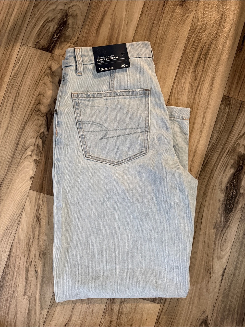 American Eagle Outfitters Light Blue Slim Straight women’s Jeans